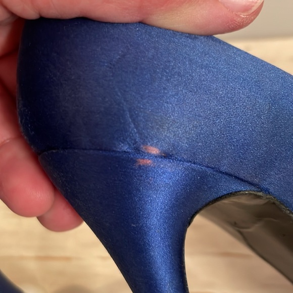 CHANEL Silk Pearl Detail Heels - Picture 11 of 16